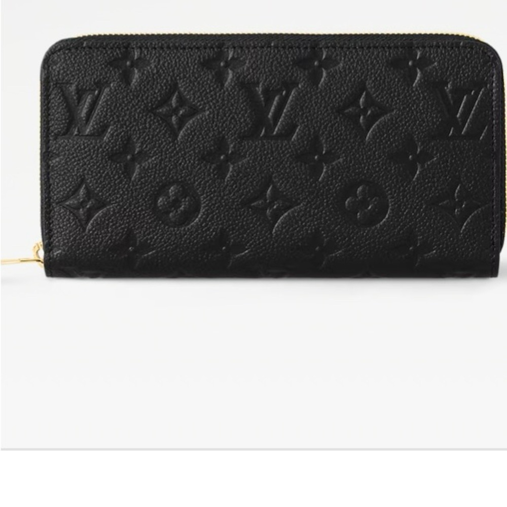 Louis Vuitton Black Embossed Wallet